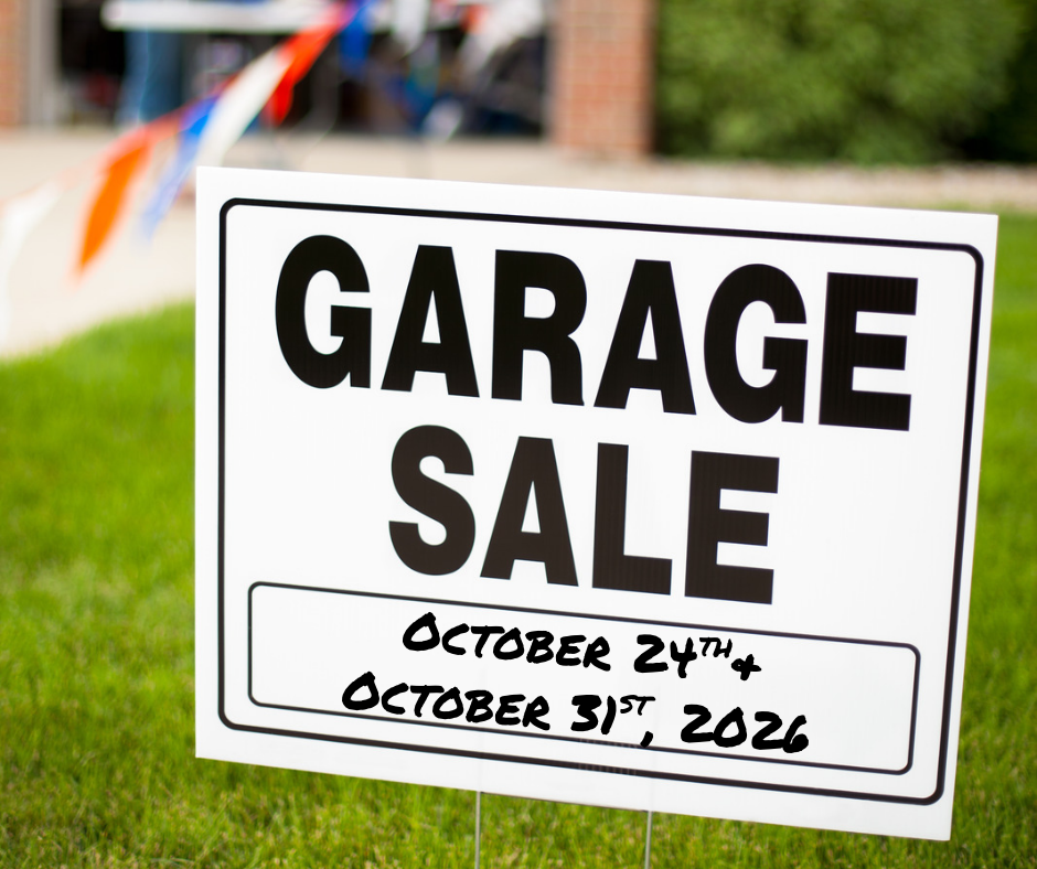 Garage Sale 10.24.26 & 10.31.26